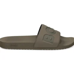 BOSS Sandalias de Hombre Aryeh_Slid_npvlg 302 Dark Green