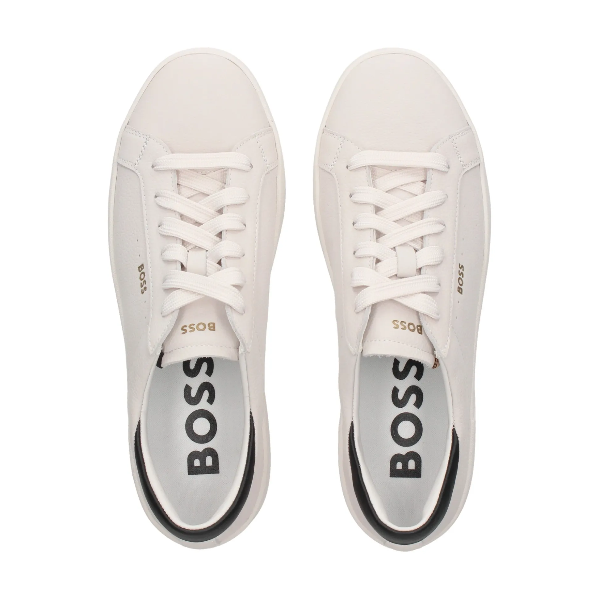 BOSS Zapatillas de Hombre Belwar_Tenn_tb 121-Open White