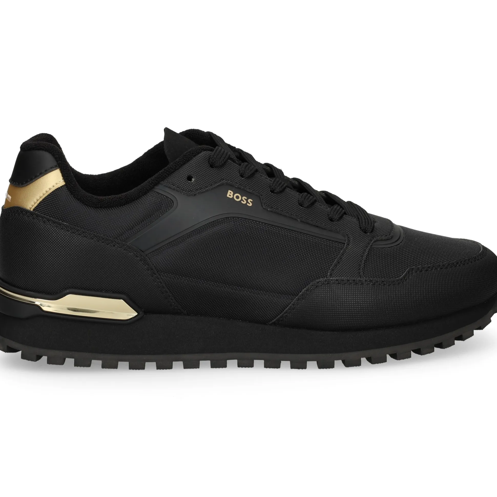 BOSS Zapatillas de Hombre Parkour-L_Runn_txhf 007 NEGRO