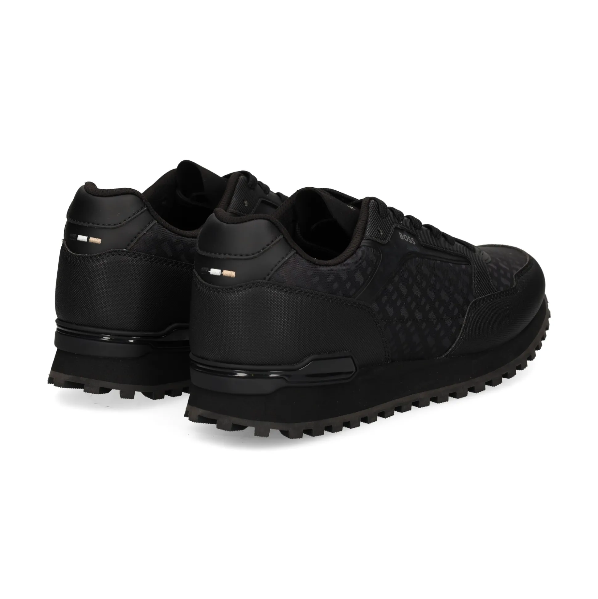 BOSS Zapatillas de Hombre Parkour-L_Runn_txhfm 005 BLACK