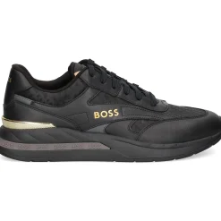 BOSS Zapatillas de Hombre Kurt_Runn_mnmx 007 NEGRO