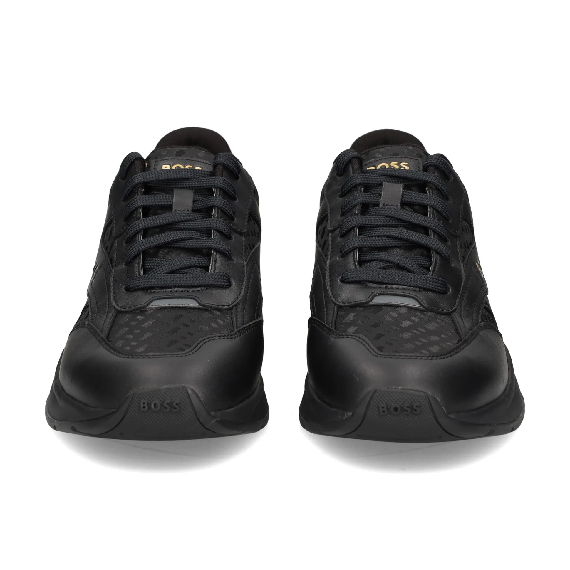 BOSS Zapatillas de Hombre Kurt_Runn_mnmx 007 NEGRO