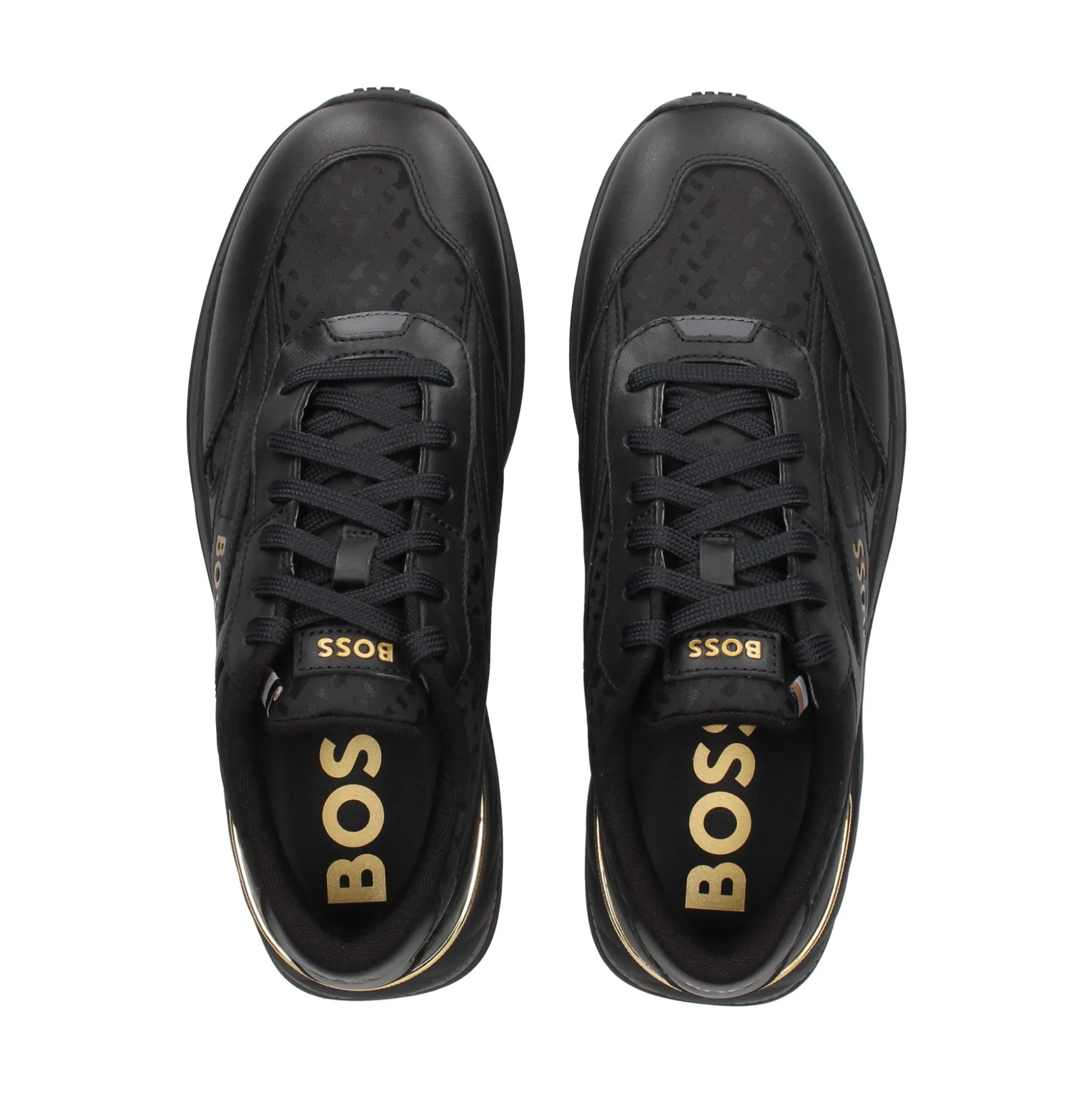 BOSS Zapatillas de Hombre Kurt_Runn_mnmx 007 NEGRO