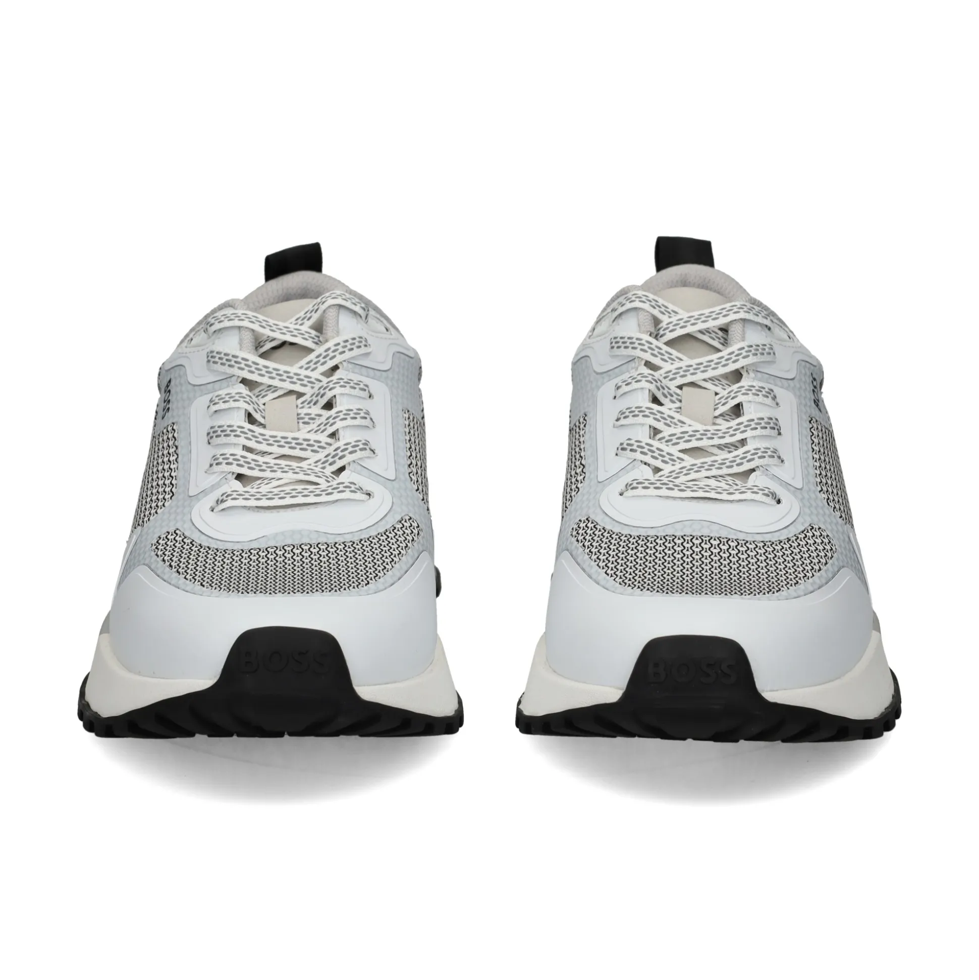 BOSS Zapatillas de Hombre Jonah_Runn_meth (286595) 120 Open White
