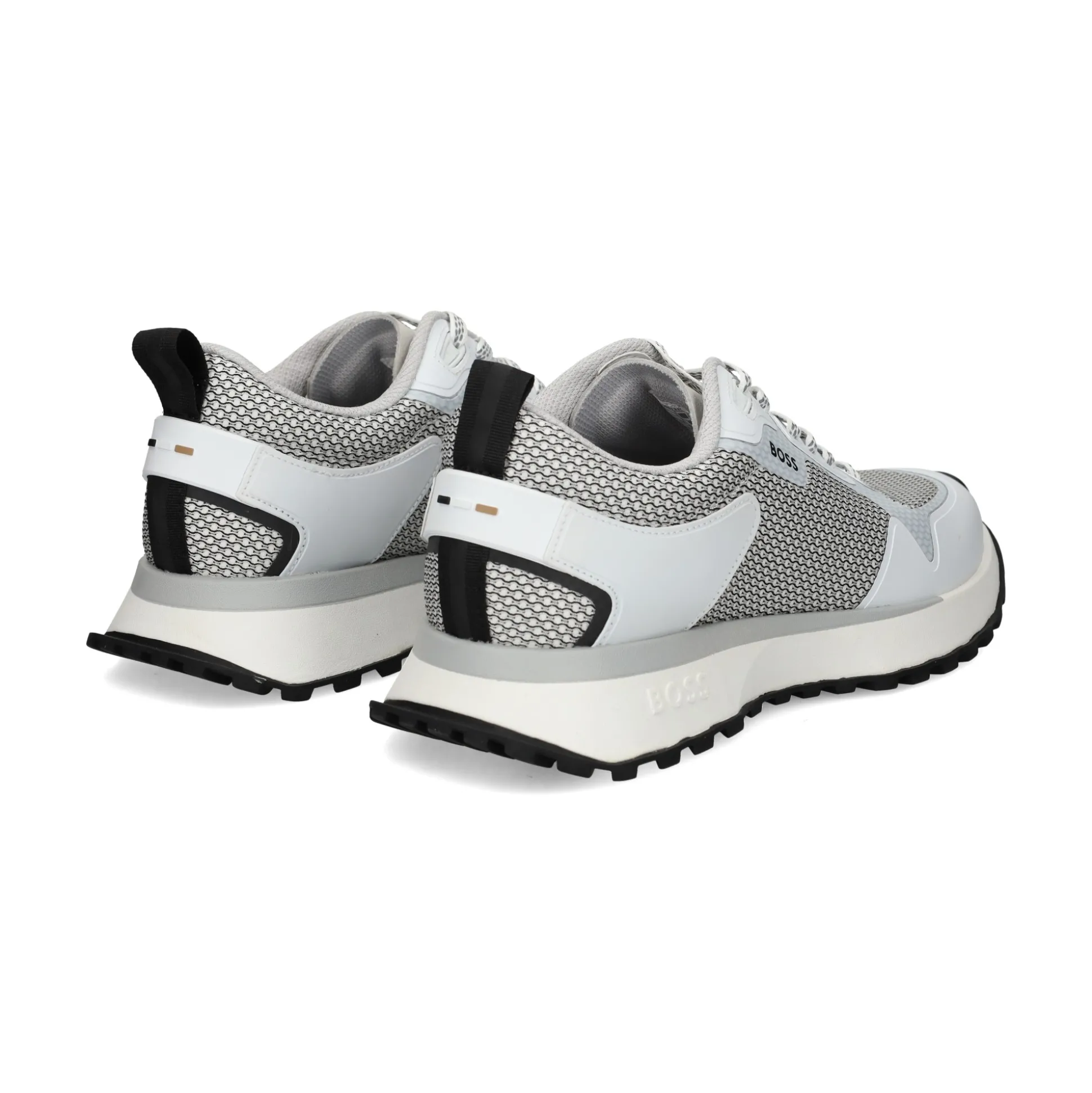 BOSS Zapatillas de Hombre Jonah_Runn_meth (286595) 120 Open White