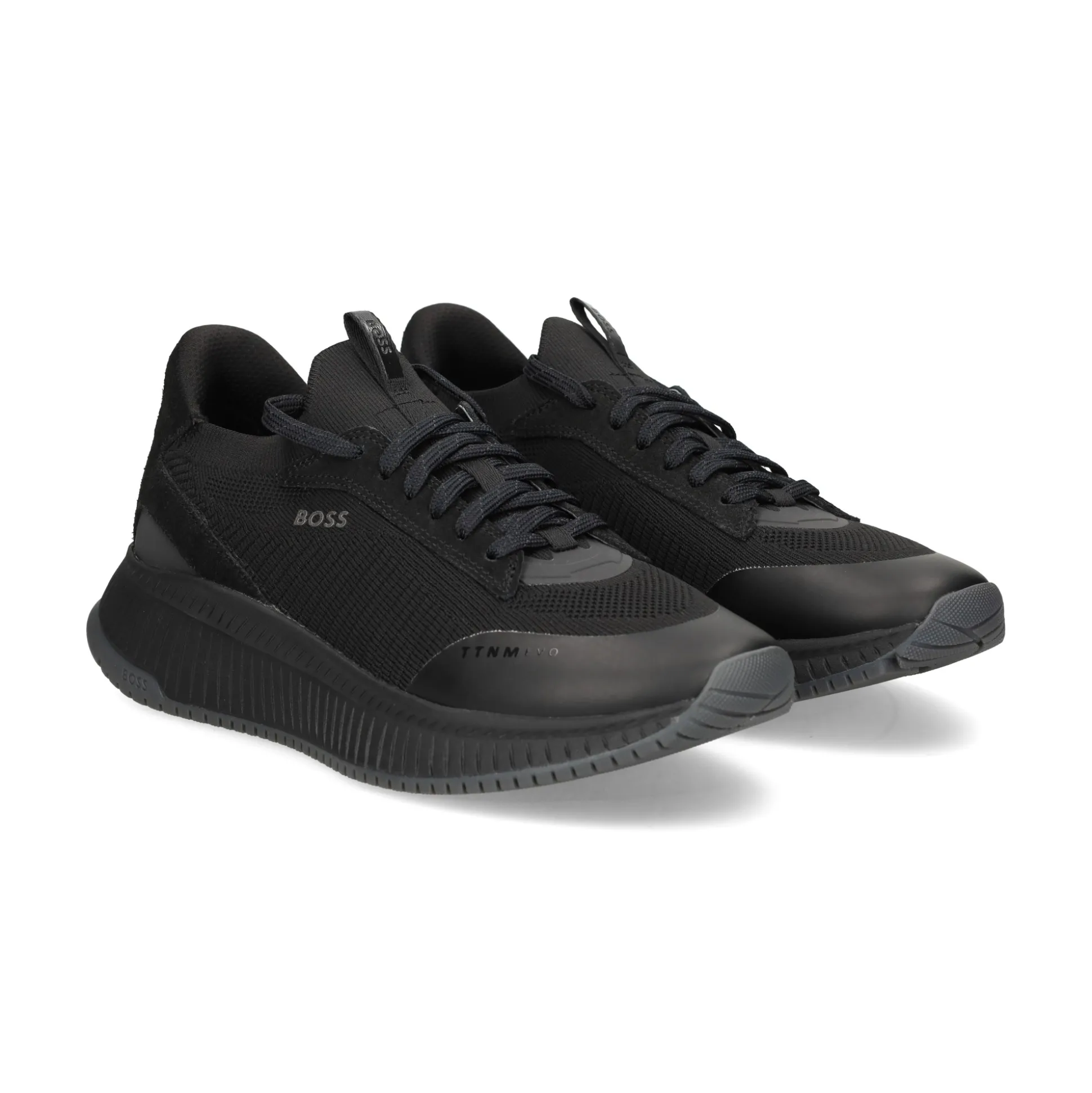 BOSS Zapatillas de Hombre TTNM EVO_Slon_knrsd 002 NEGRO