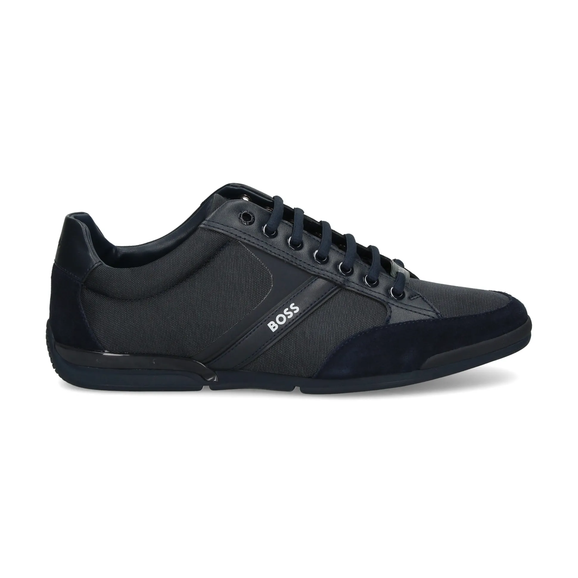 BOSS Zapatillas de Hombre Saturn_Lowp_lux4 A 401 DARK BLUE