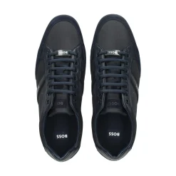 BOSS Zapatillas de Hombre Saturn_Lowp_lux4 A 401 DARK BLUE