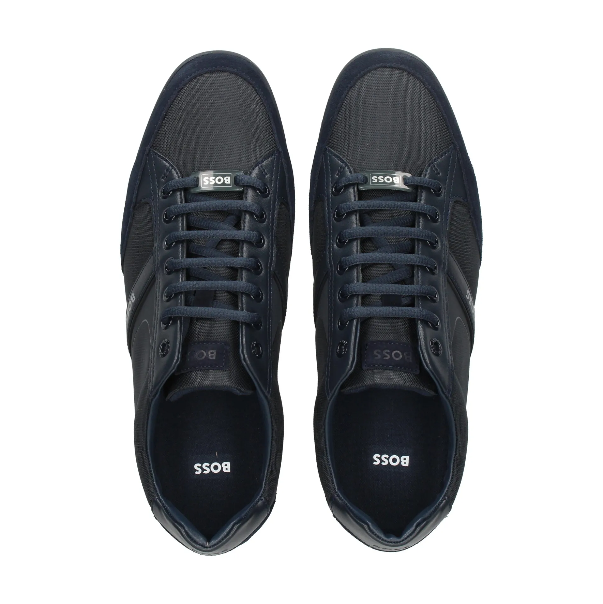 BOSS Zapatillas de Hombre Saturn_Lowp_lux4 A 401 DARK BLUE