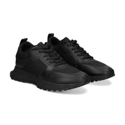 BOSS Zapatillas de Hombre Jonah_Runn_meth 009 NEGRO