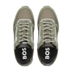 BOSS Zapatillas de Hombre Parkour-L_Runn_sdnyt 301 DARK GREEN