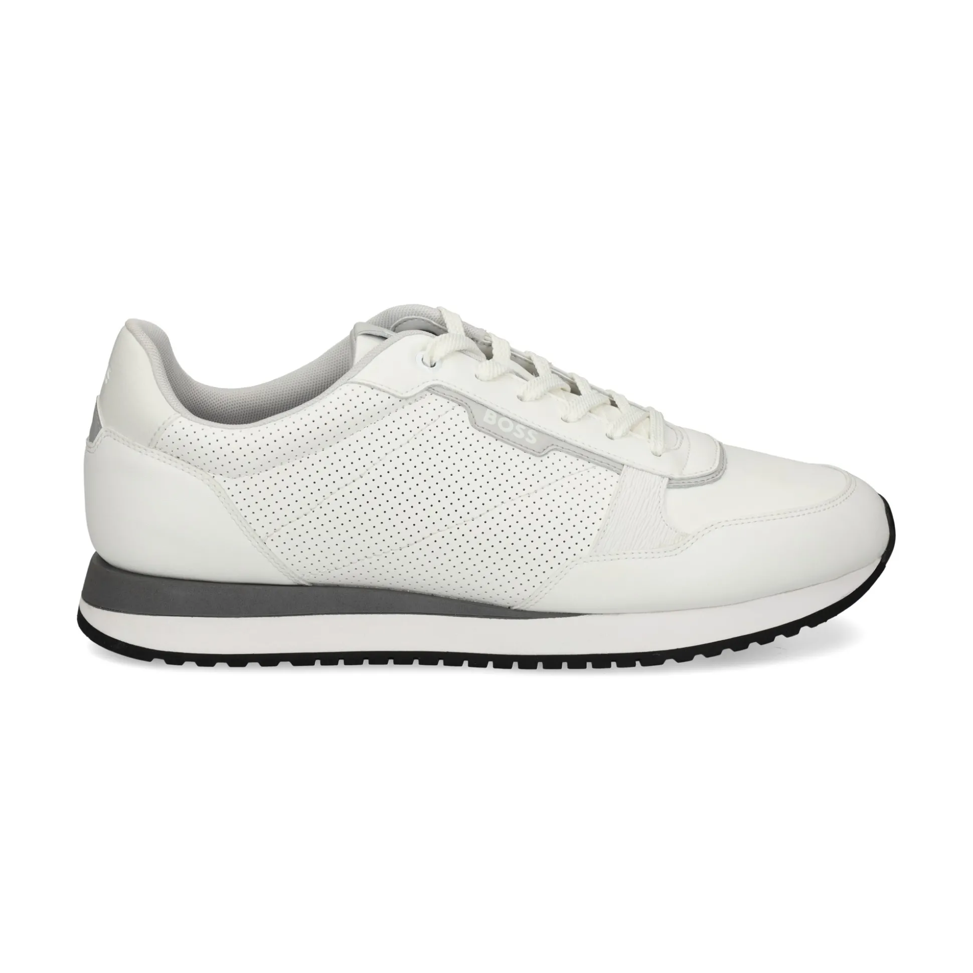 BOSS Zapatillas de Hombre Kai_Runn_ltpf 100-White