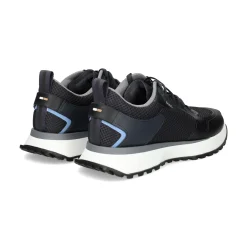 BOSS Zapatillas de Hombre Jonah_Runn_meth 402-Dark Blue