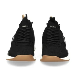 BOSS Zapatillas de Hombre Titanium_Runn_knst_N 014 Charcoal