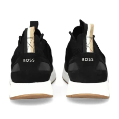 BOSS Zapatillas de Hombre Titanium_Runn_knst_N 014 Charcoal