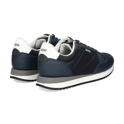 BOSS Zapatillas de Hombre Kai_Runn_nyrb 401-Dark Blue