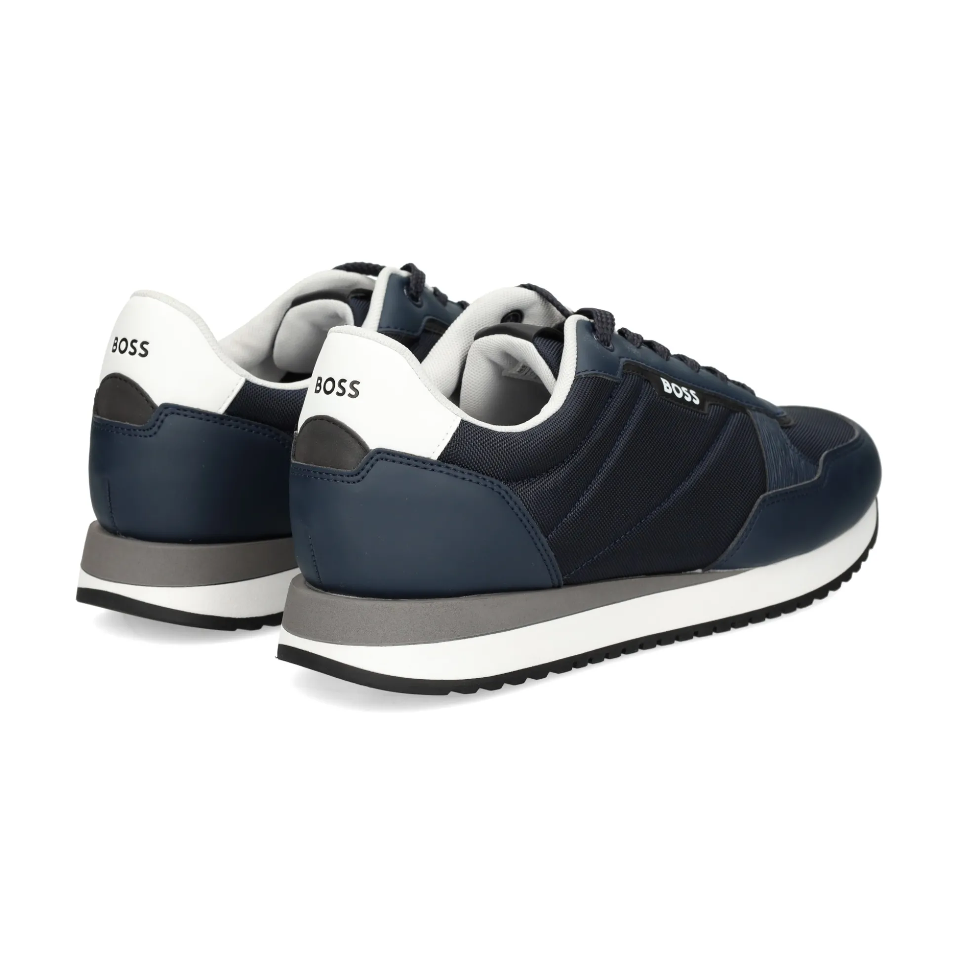 BOSS Zapatillas de Hombre Kai_Runn_nyrb 401-Dark Blue