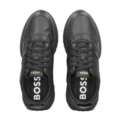 BOSS Zapatillas de Hombre Jonah_Runn_lttbGTX 005 BLACK