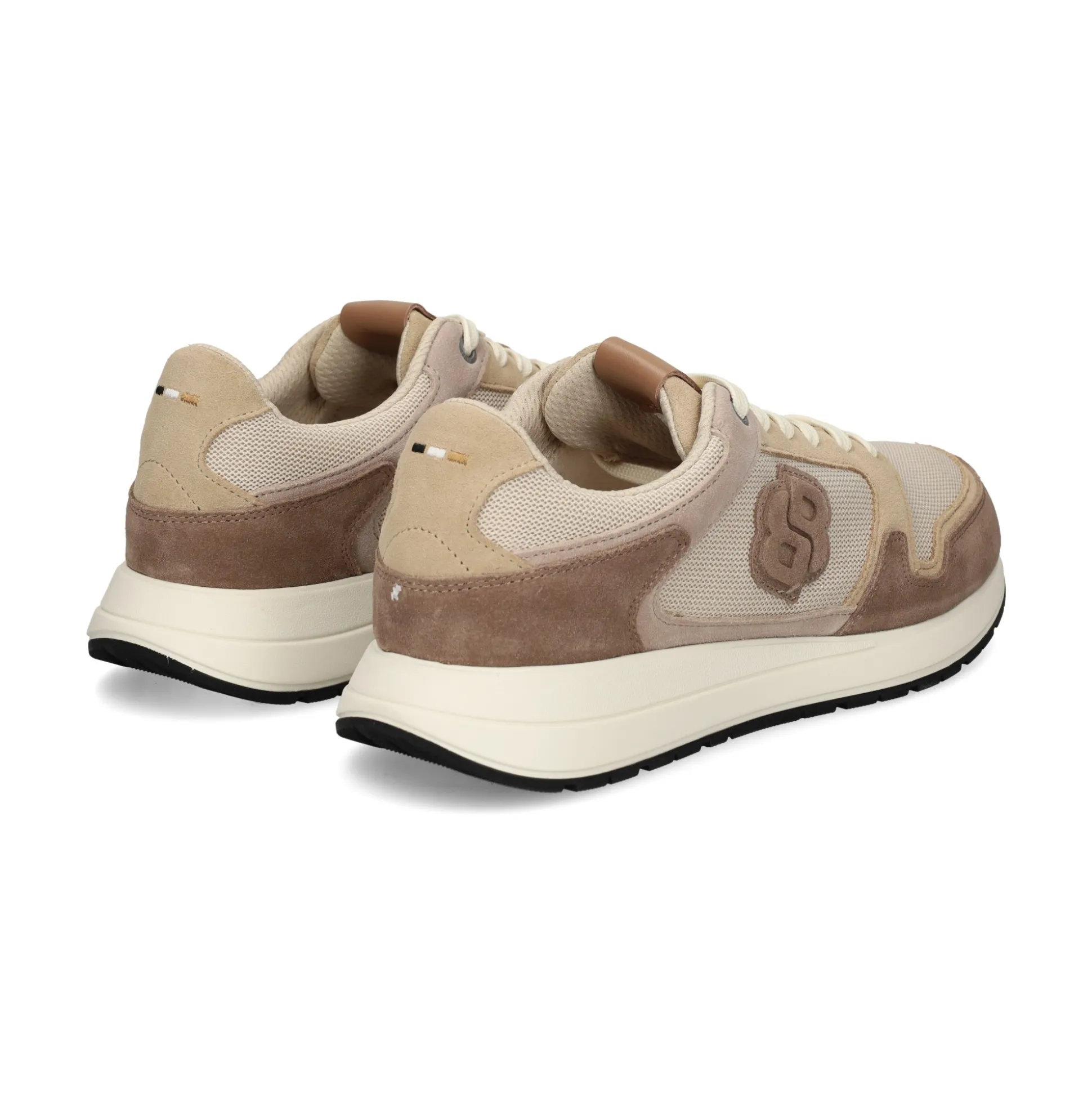 BOSS Zapatillas de Hombre Vinston_Runn_sdmeBB 1027484 280 OPEN BEIGE