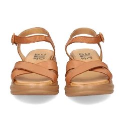 BUENO Sandalias con plataforma de Mujer WA2403 DARK COCONUT