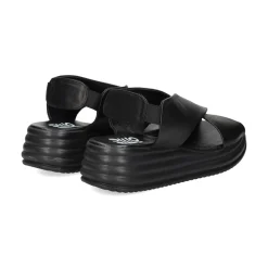 BUENO Sandalias con plataforma de Mujer WY5703 NEGRO