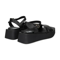 BUENO Sandalias con plataforma de Mujer WY5909 NEGRO