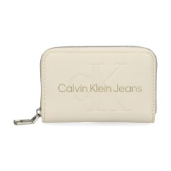 CALVIN KLEIN Billeteras K60K612255 ACF EGGSHELL
