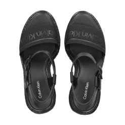 CALVIN KLEIN Sandalias cuña de Mujer HW0HW02050 BEH BLACK