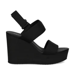 CALVIN KLEIN Sandalias cuña de Mujer YW0YW00959 BLACK - BDS