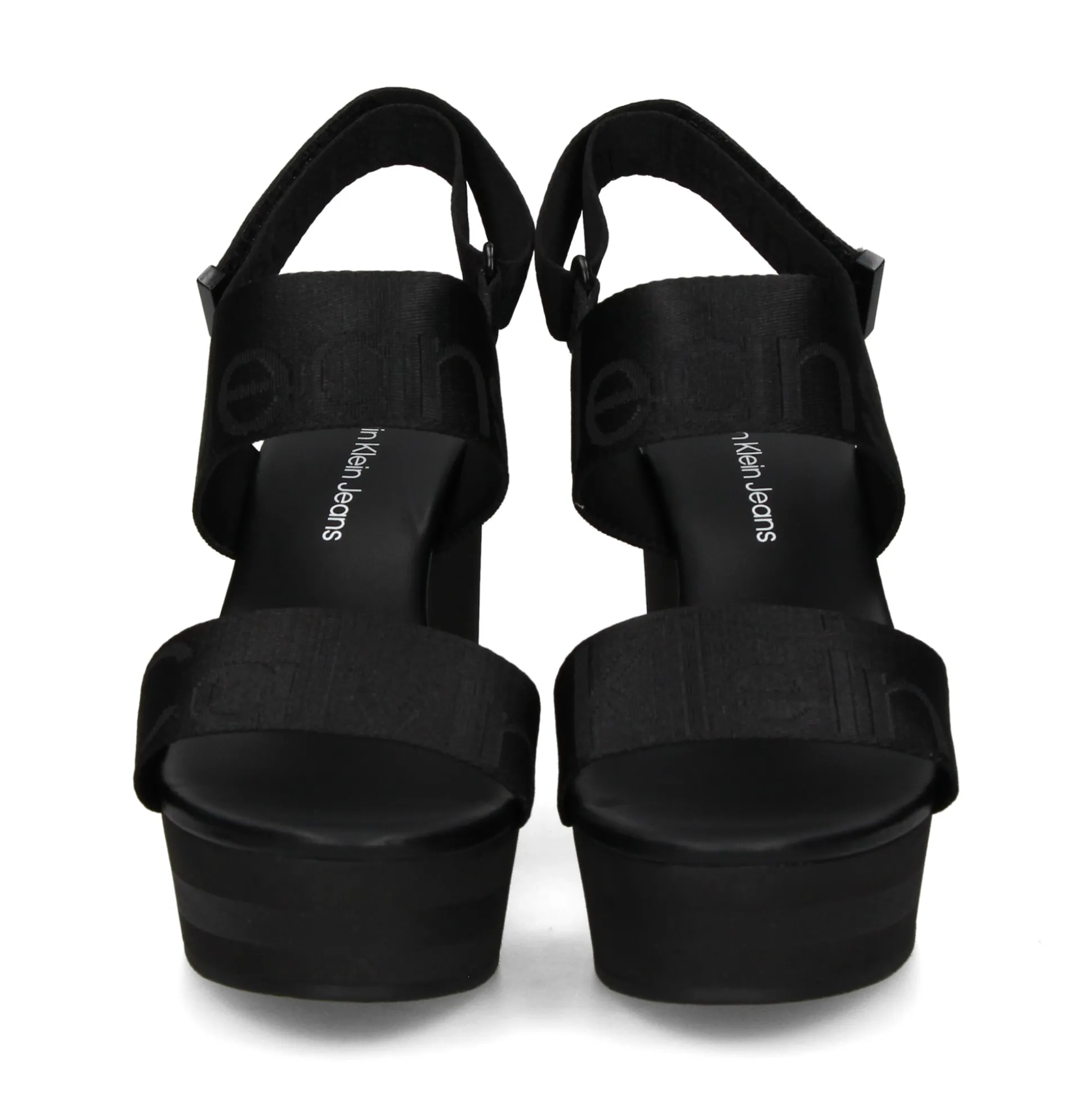 CALVIN KLEIN Sandalias cuña de Mujer YW0YW00959 BLACK - BDS