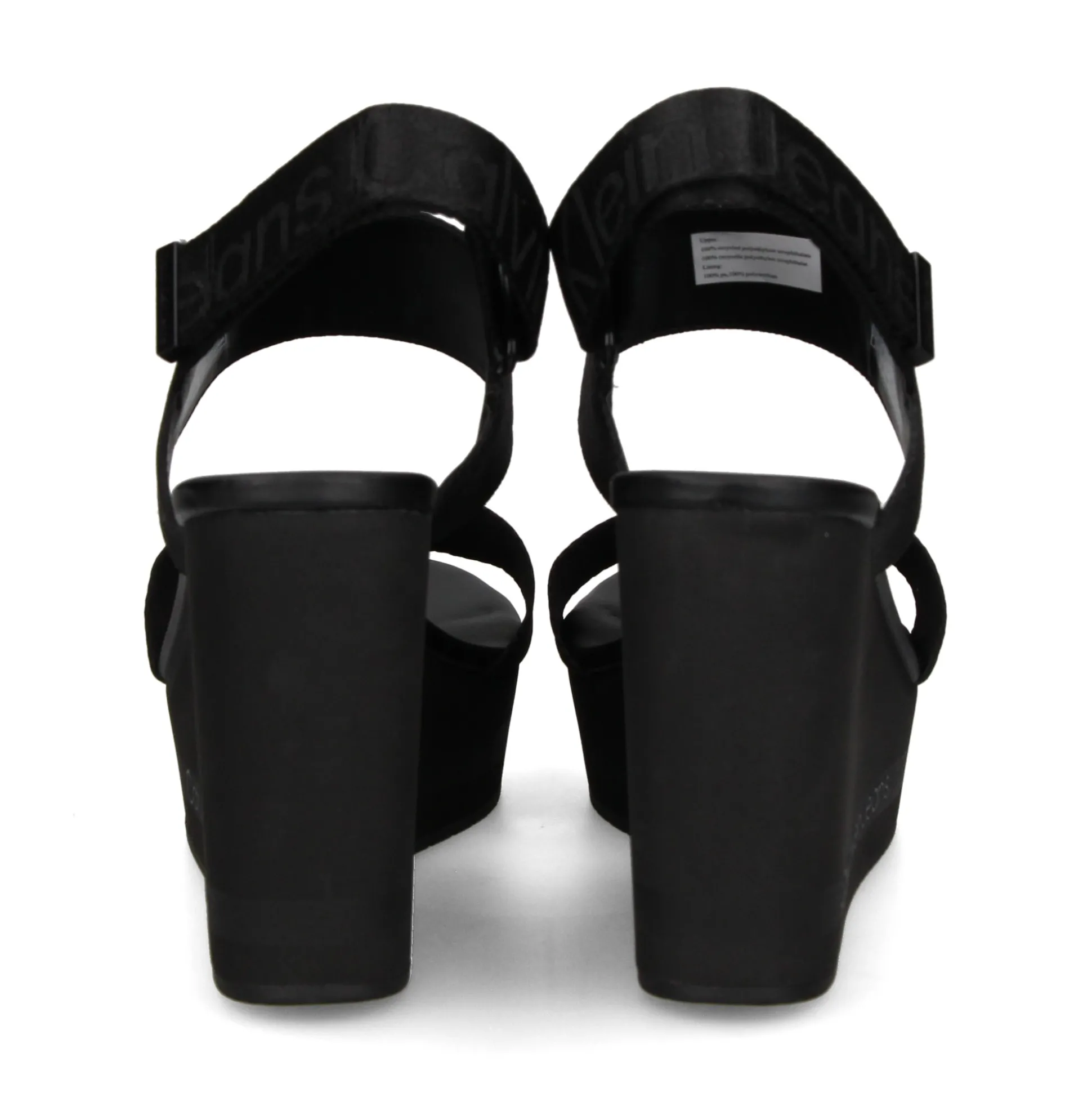 CALVIN KLEIN Sandalias cuña de Mujer YW0YW00959 BLACK - BDS