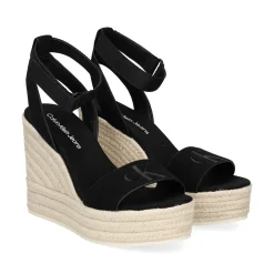 CALVIN KLEIN Sandalias cuña de Mujer YW0YW01026 BEH BLACK