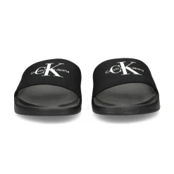 CALVIN KLEIN Sandalias planas de Mujer YW0YW01835 0GM BLACK/BRIGH