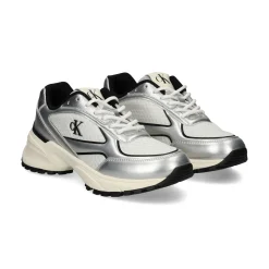 CALVIN KLEIN Zapatillas de Mujer YW0YW02063 0IX SIL/BLK/WHI