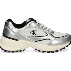 CALVIN KLEIN Zapatillas de Mujer YW0YW02063 0IX SIL/BLK/WHI