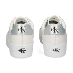 CALVIN KLEIN Zapatillas de Mujer YW0YW01474 0K9 WHITE/SILVE