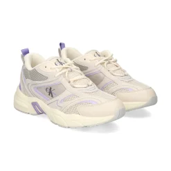 CALVIN KLEIN Zapatillas de Mujer YW0YW00891 0GF EGGSHELL/PA