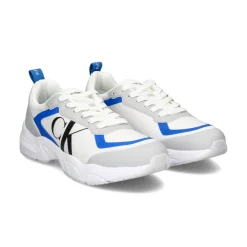 CALVIN KLEIN Zapatillas de Hombre YM0YM00638 White/blu - 0li