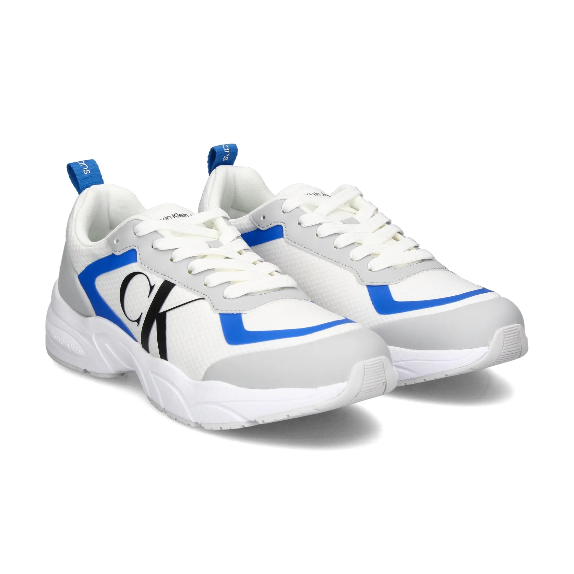 CALVIN KLEIN Zapatillas de Hombre YM0YM00638 White/blu - 0li