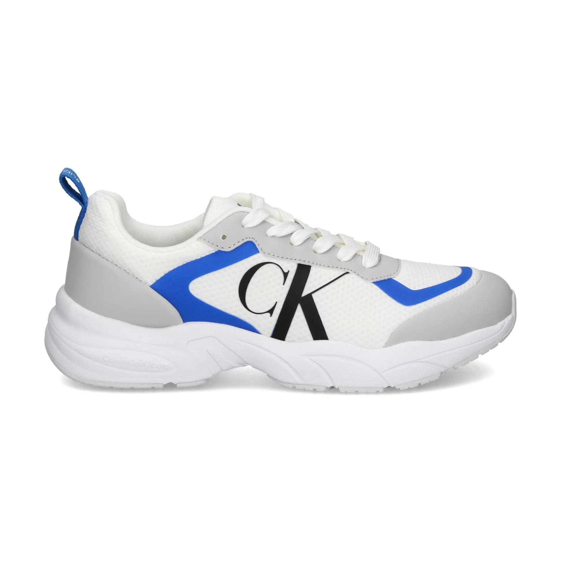 CALVIN KLEIN Zapatillas de Hombre YM0YM00638 White/blu - 0li