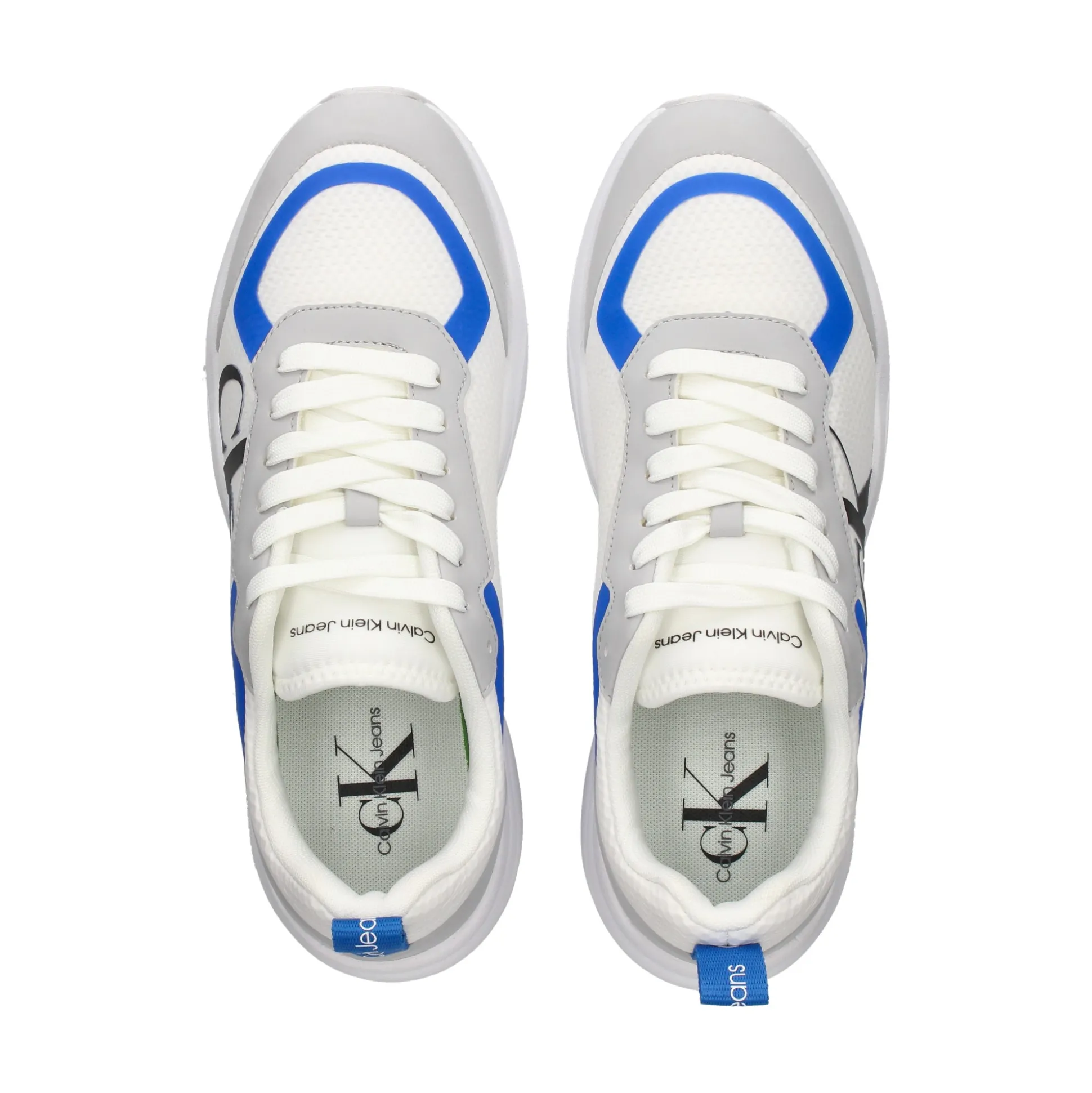 CALVIN KLEIN Zapatillas de Hombre YM0YM00638 White/blu - 0li