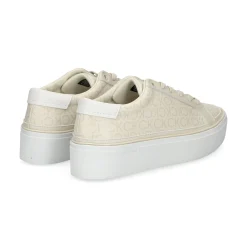 CALVIN KLEIN Zapatillas de Mujer HW0HW01670 0LD DK ECRU MON