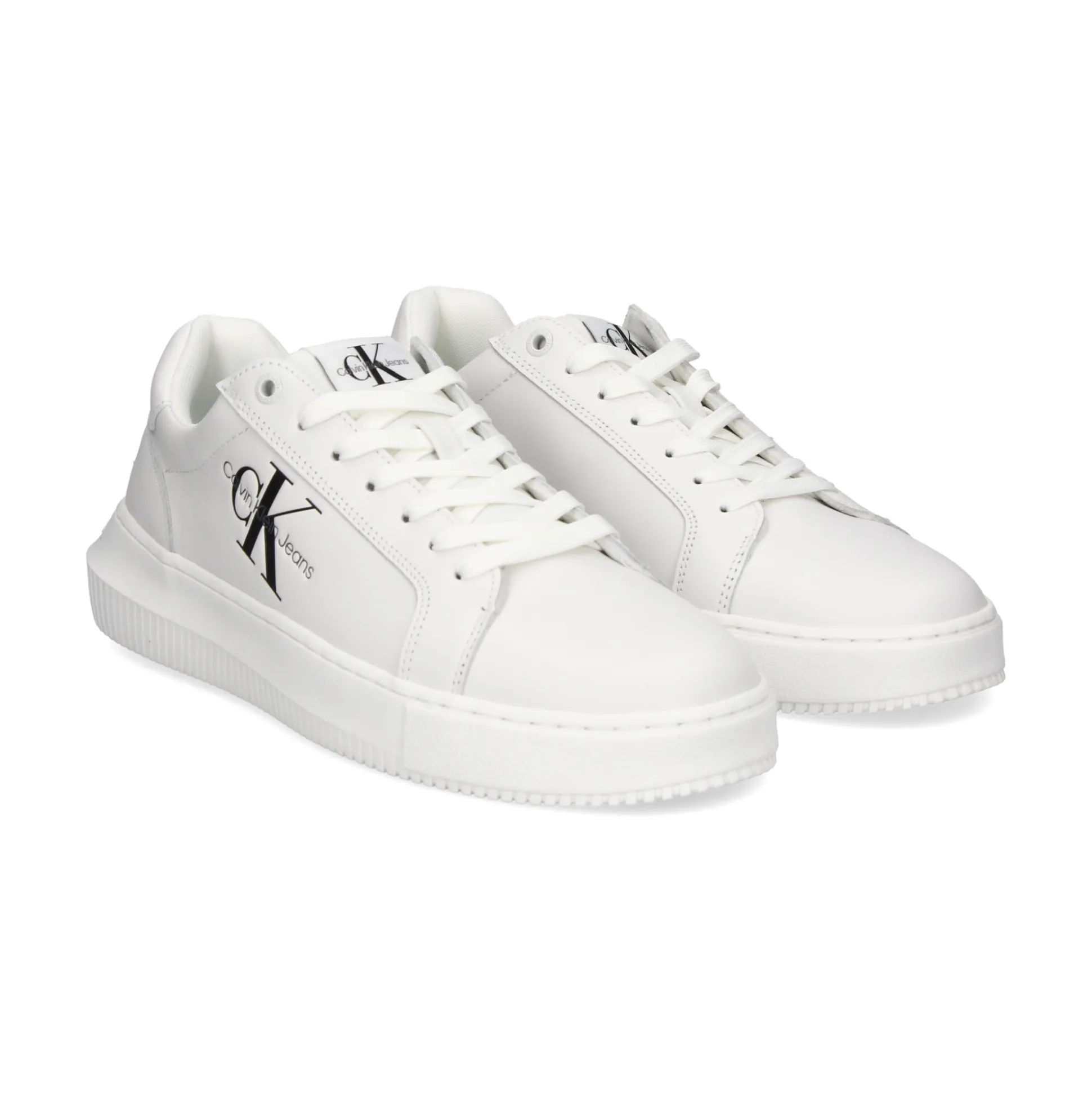 CALVIN KLEIN Zapatillas de Hombre YM0YM00681 WHITE - YBR
