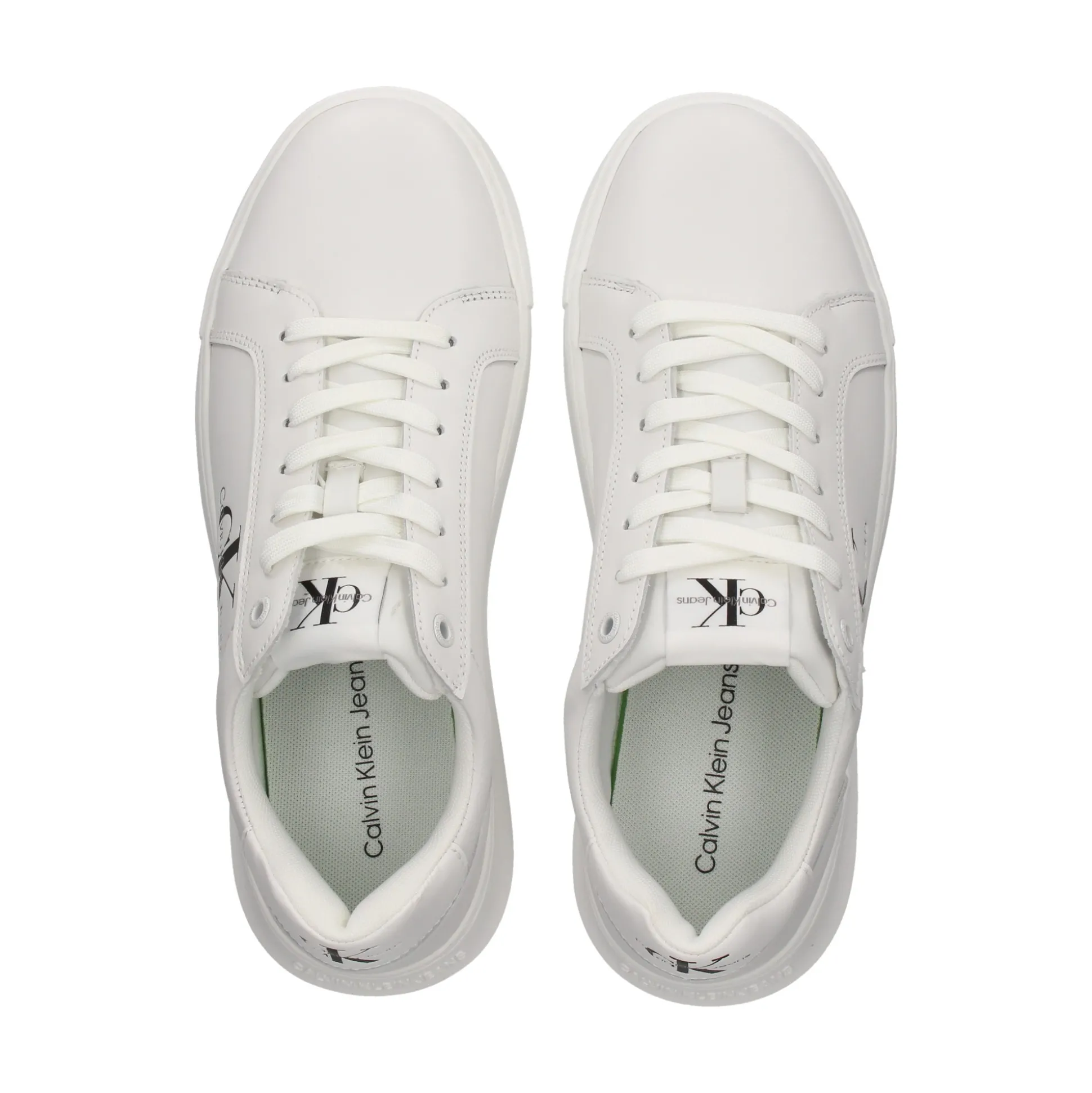 CALVIN KLEIN Zapatillas de Hombre YM0YM00681 WHITE - YBR