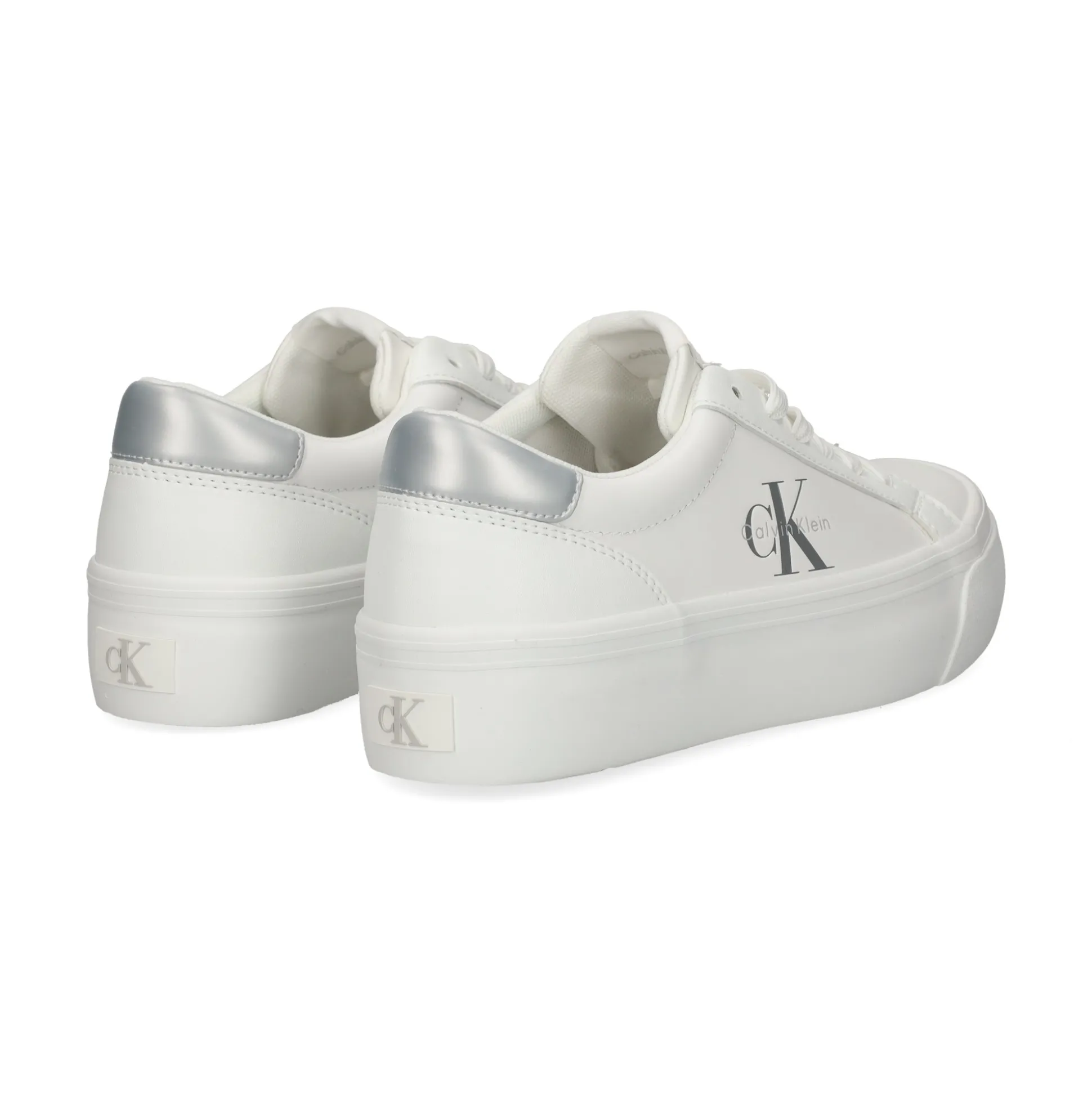 CALVIN KLEIN Zapatillas de Mujer YW0YW01877 02R BLANCO BRIL