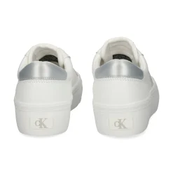 CALVIN KLEIN Zapatillas de Mujer YW0YW01877 02R BLANCO BRIL