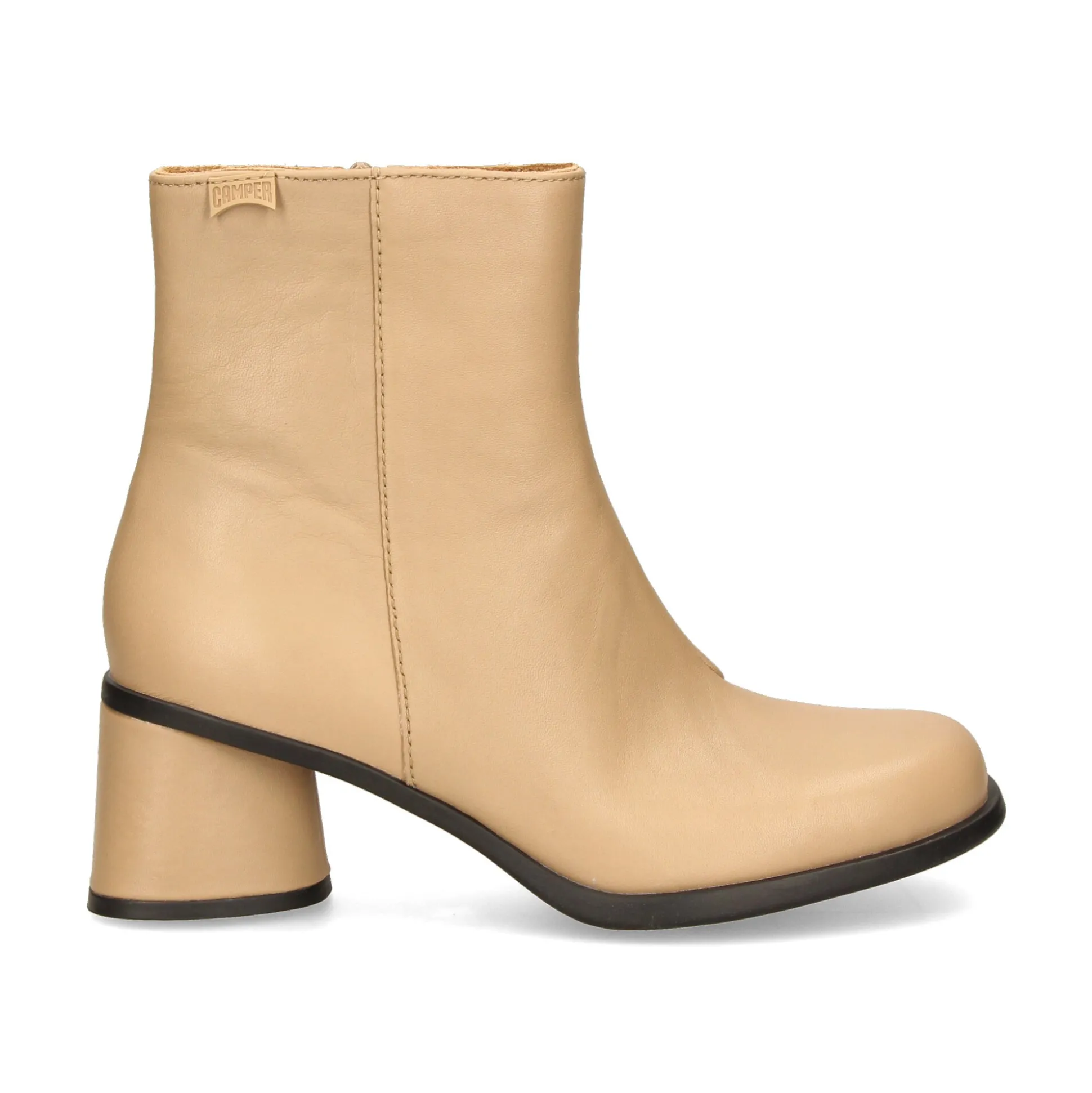 CAMPER Botines con tacón de Mujer K400637 007 BEIGE