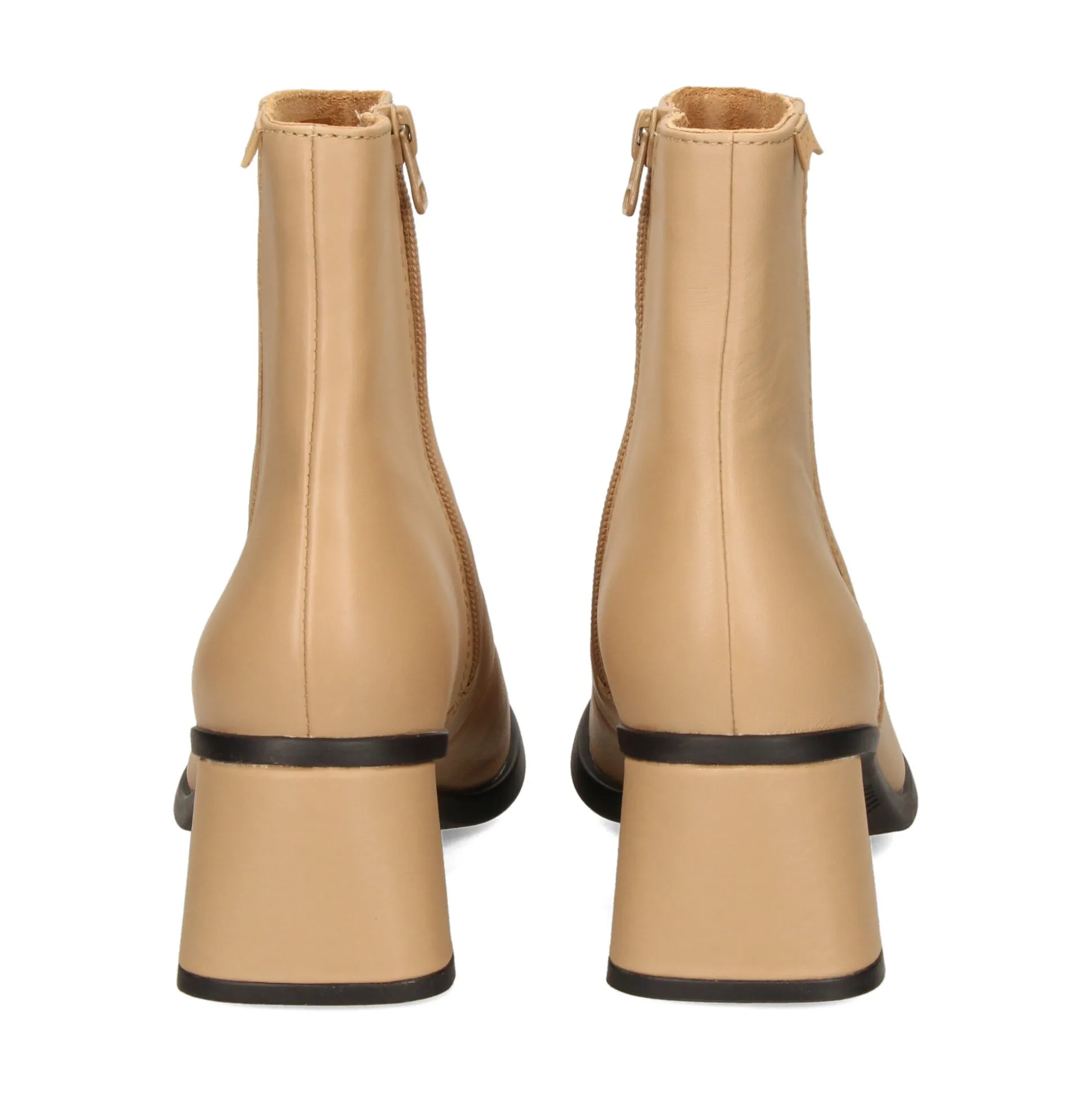 CAMPER Botines con tacón de Mujer K400637 007 BEIGE