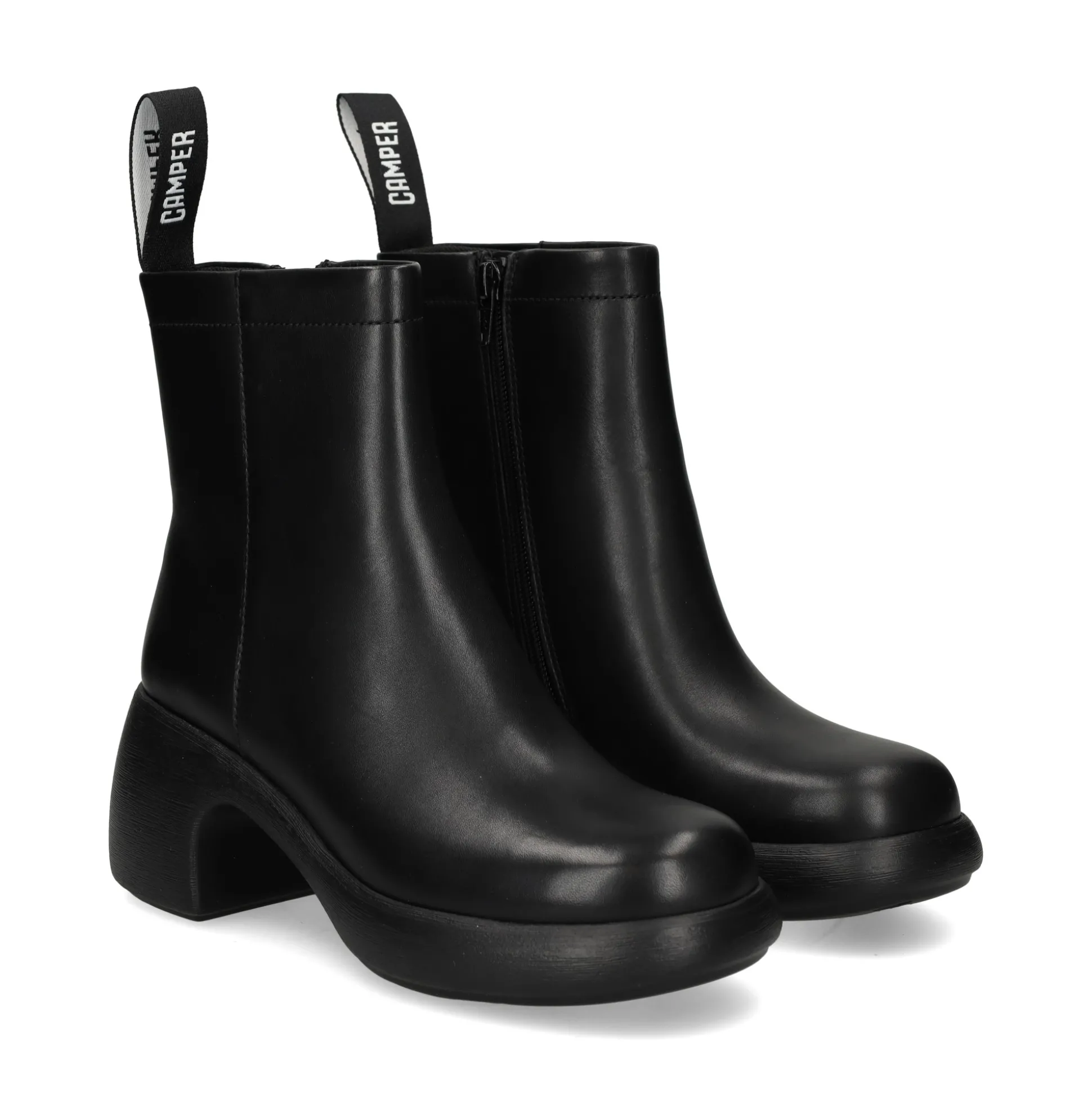 CAMPER Botines con tacón de Mujer K400784 001 NEGRO