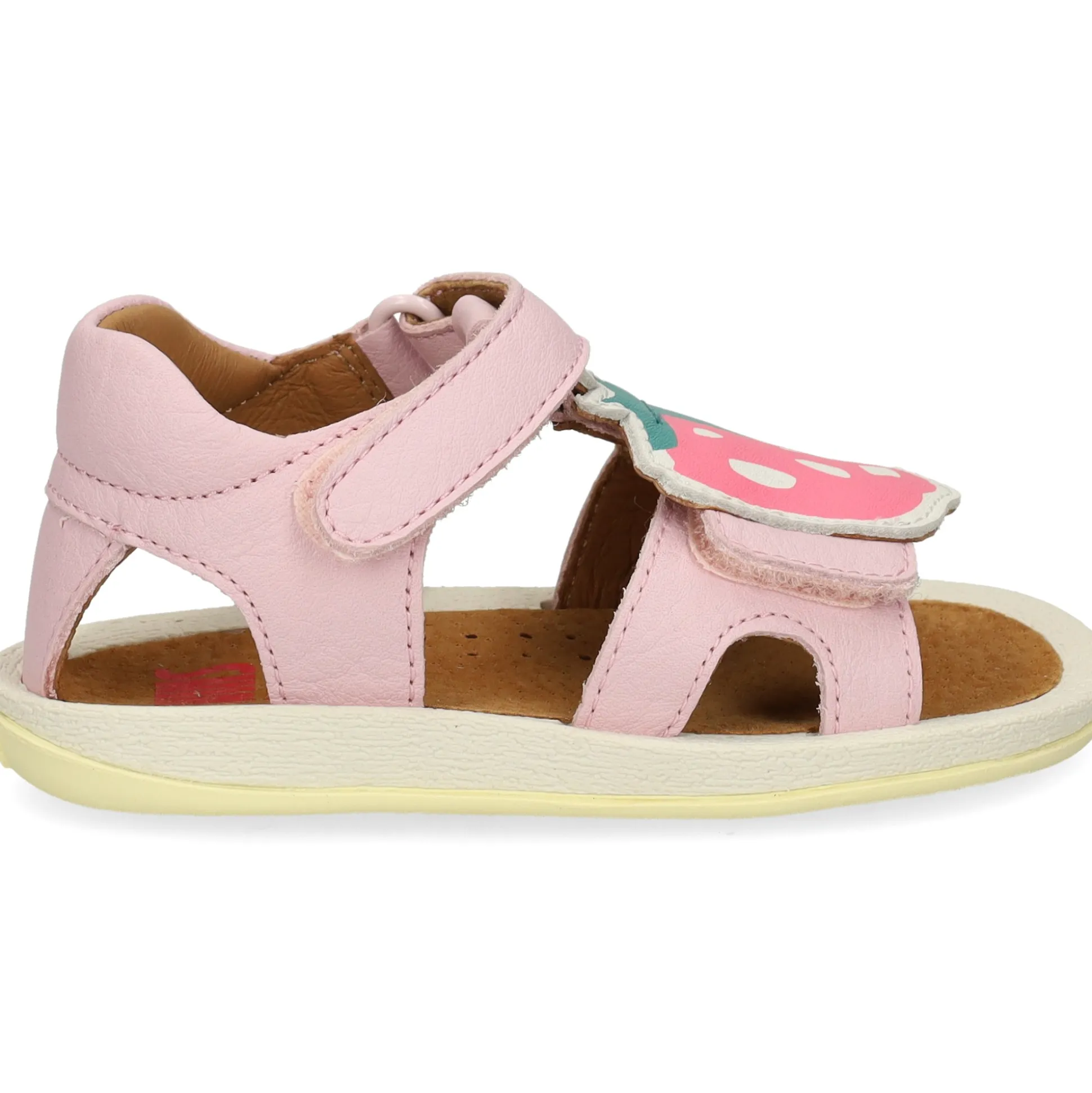 CAMPER Sandalias, chanclas y albarcas de niña K800669 002 Strawb-Bana